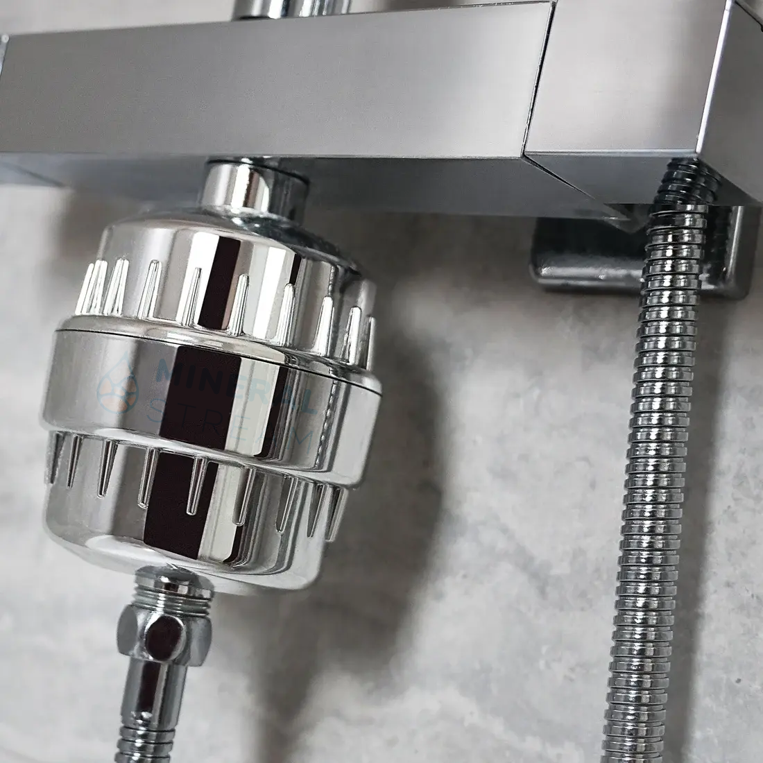 Brusefilter til hårdt vand