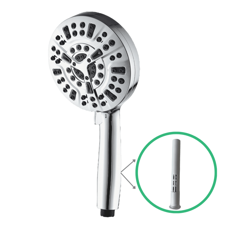 MineralStream Luxe 10 Mode High Pressure Shower Head (Filtered)