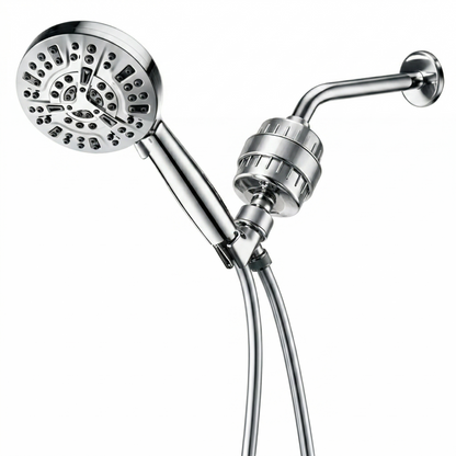 MineralStream Luxe 10 Mode High Pressure Brusehoved (Filtreret)