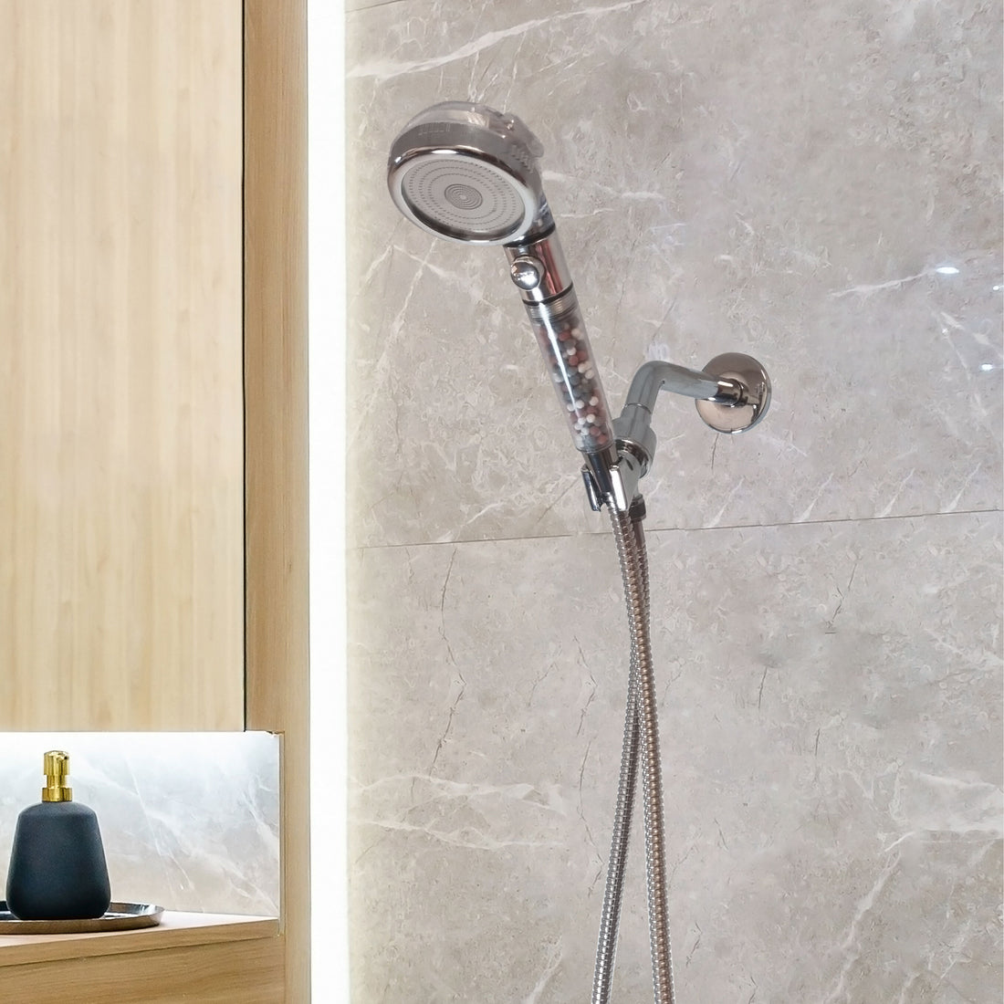 Ionisk Brusehoved 2.0 Shower Essentials Sæt