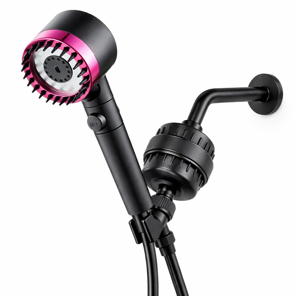 Ultimate Shower Massage Brusehoved Komplet brusesæt